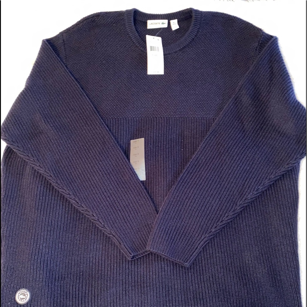 Lacoste Crewneck Knit sweater Size 9 4XL
